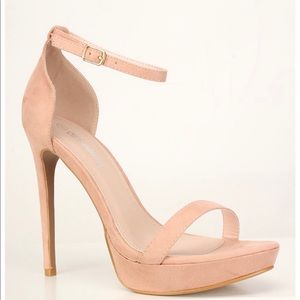*NEW* Blush open-toe heels